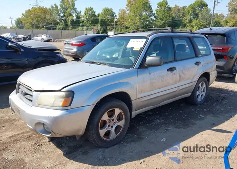 2003 Subaru Forester Xs z USA, uszkodzony, nr VIN JF1SG65643H739047